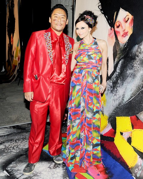 ALICE + OLIVIA BY STACEY BENDET and DAVID CHOE Host a Night of Fashion, Art, and Disco Dancing