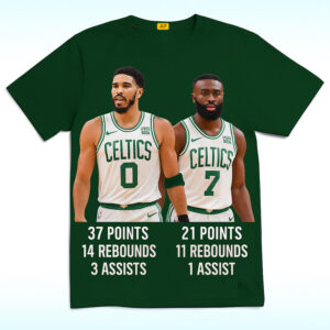 Jason Tatum And Jaylen Brown NBA Playoff Record Shirt, Boston Celtic