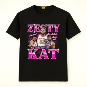 Karl-Anthony Towns, Zesty Kat Shirt, New York Knicks