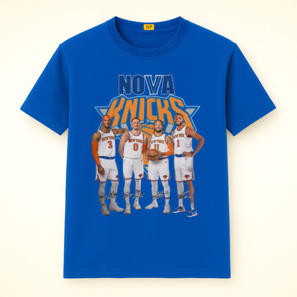 Nova Knicks Jalen Brunson Josh Hart Mikal Bridges Shirt