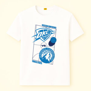 Oklahoma City Thunder 2025 Western Conference Finals Matchup Shirt