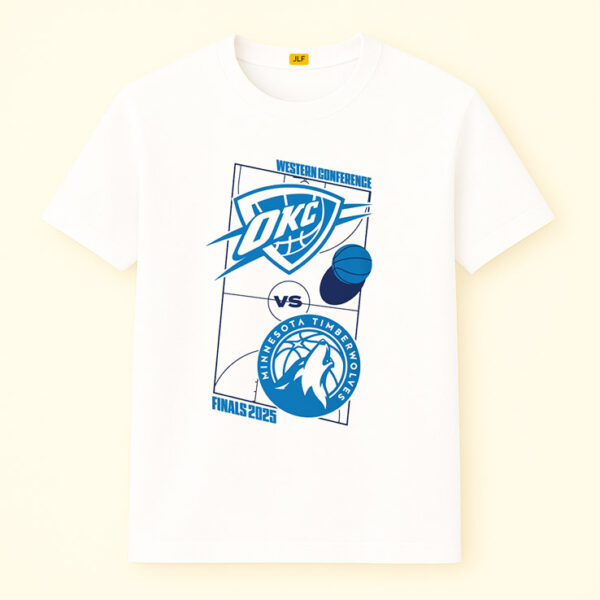 Oklahoma City Thunder 2025 Western Conference Finals Matchup Shirt