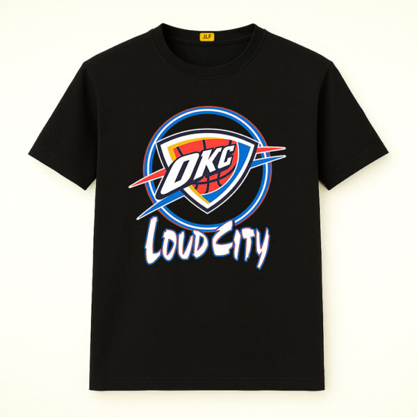 Oklahoma Okc Thunder Neon Loud City Shirt