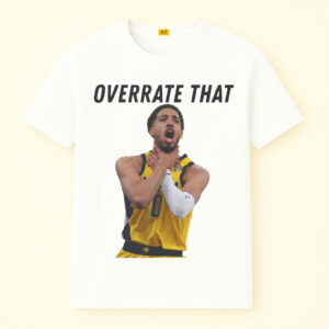 Overrate That Pacers Shirt, Haliburton Choke Gesture