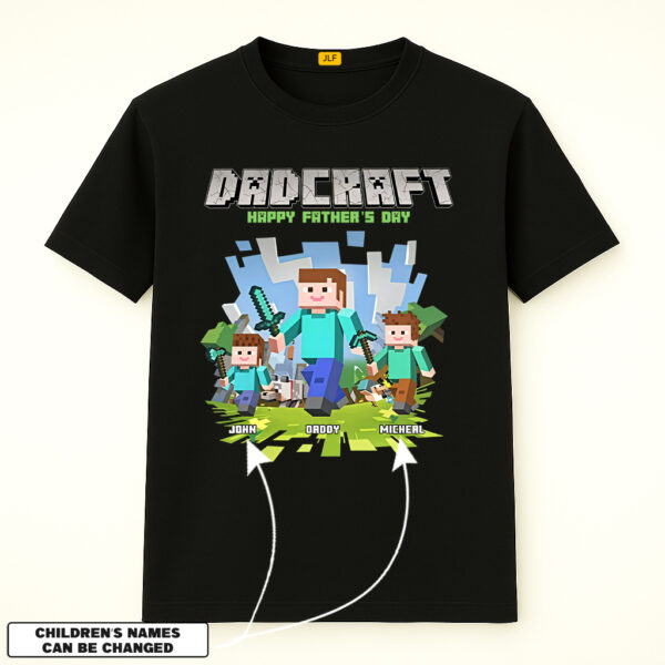 Personalized DadCraft Shirt, Happy Father's Day