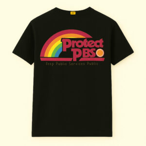 Protect PBS Rainbow Keep Public Service Public Shirt