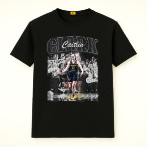 Caitlin Clark Shirt With Signature, Indiana Basketball