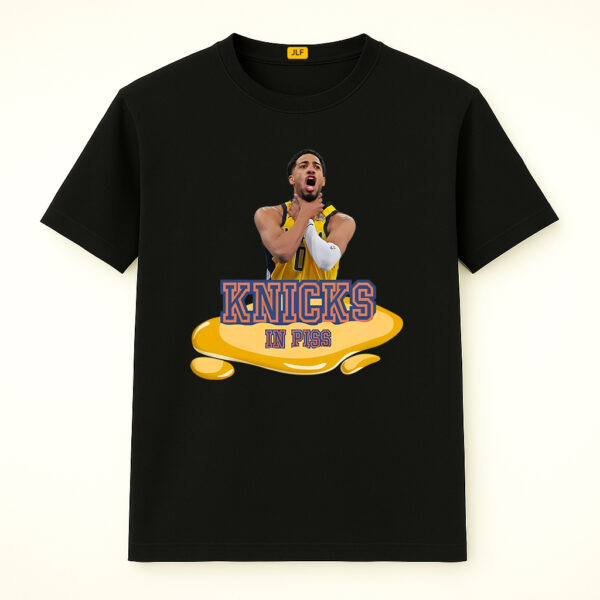 Tyrese Haliburton Choke Knicks In Piss Shirt