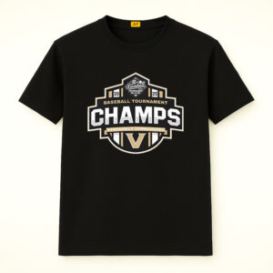 Vanderbilt Commodores Baseball SEC Champs 2025 Shirt