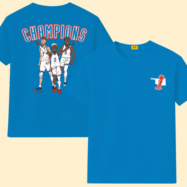 OKC Big 3 Champions Chet Holmgren Shai Gilgeous-Alexander Jalen Williams Shirt