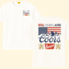Red White and Coors Banquet Shirt, 4th of July